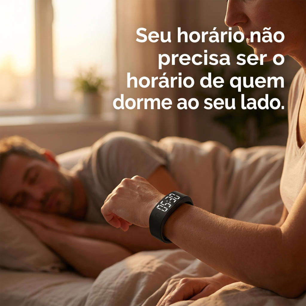 Pessoa usando a HT30 enquanto seu parceiro descansa